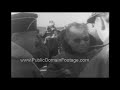 1950 General Douglas MacArthur visits Korean conflict - archival footage