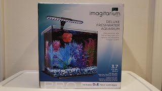 Unboxing Imagitarium Pro Deluxe Freshwater Aquarium 3.7 gallon | Petco