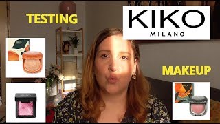 Testing KIKO Makeup