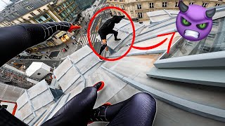 SpiderMan Fights Crime in Real Life (Parkour POV)