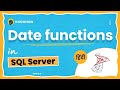 Date Functions in SQL Server  | SQL Tutorial in Hindi