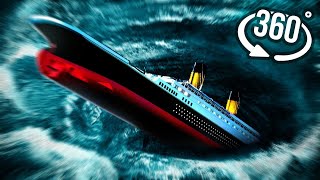 VR 360   What If Titanic Sank in the Bermuda Triangle   4K injected