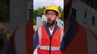 Construction worker 😂🤔#shorts #construction #constructionfail #work #adamrose #workers #workfail