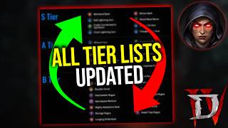 Diablo 4 - HUGE TIER LIST UPDATES (Season 13)