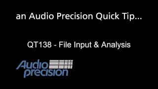 QT138 - File Input and Analysis
