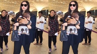 😍 OMG ! Sonam Kapoor with Baby Vayu First time at Airport after Baby Delivery