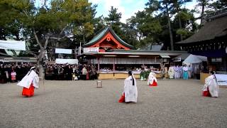 住吉大社 踏歌神事 白拍子舞 20130104