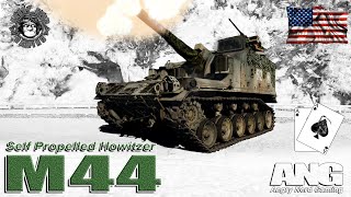 War Thunder: M44, American, Tier-3, Self-Propelled Howitzer