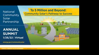 National Community Solar Partnership – Annual Summit 2022