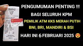 PENGUMUMAN PENTING BAGI SELURUH KPM PKH \u0026 BPNT PEMILIK ATM KKS MERAH PUTIH | INFO PKH BPNT HARI INI