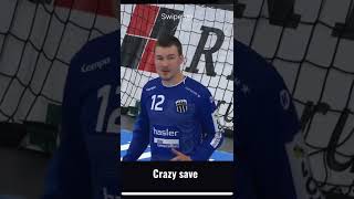 Crazy handball save #handball