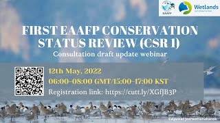 First EAAFP Conservation Status Review (CSR1) consultation webinar