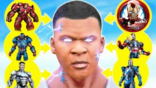FRANKLIN Upgrading TO THE STRONGEST IRON MAN SUIT in GTA 5 | GTA5 AVENGERS | A.K GAME WORLD