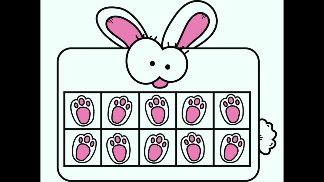 The Subitizing Video Easter Slow Version Youtube