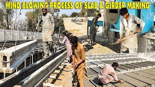 Making of Concrete Slab and Girders - Watch the amazing process