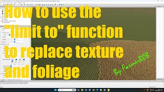 Texture and Foliage Replacement on your map using the \