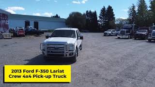 2013 Ford F-350 Lariat Crew 4x4 Pick-up Truck UNRESERVED AUCTION