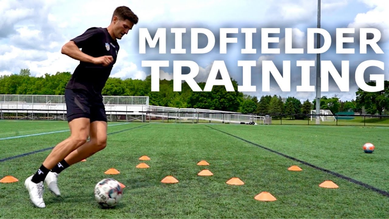 Individual Midfielder Training Session | Technical Training Drills For ...