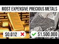 Top 10 Most Expensive Precious Metals in the World!