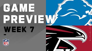 Detroit Lions vs. Atlanta Falcons | NFL Week 7 Game Preivew