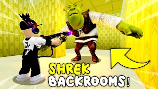 AKU BAKAR MONSTER SHREK DI BACKROOMS!!! - Roblox Shrek In The Backrooms