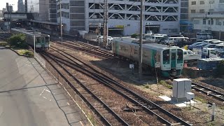 鳴門発徳島行き･穴吹発徳島行き(1500型気動車) 回送(1200型気動車) JR四国 徳島駅 2024年12月21日(土)