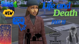 Mindy joined the undertaker career! | Life and Death Pt 10 #sims4 #sims4gameplay