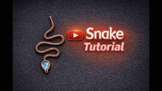 Wire Wrapped Snake Pendant Tutorial | Beginner‑Friendly Jewelry Making Guide