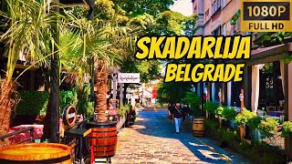 Skadarlija Beograd (Full Walk through Skadarlia Belgrade Full HD 1080p)