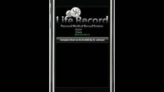 My Life Record Personal Medical Record for the iPhone