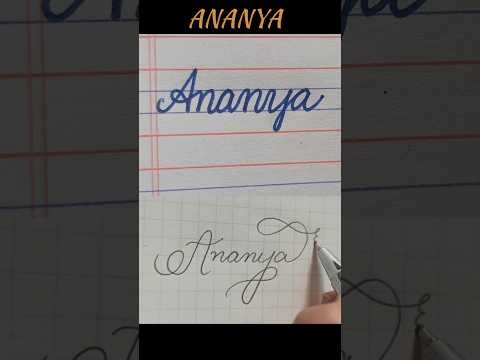 Ananya In Cursive Writing Cursivewriting Handwriting Namerequest Ananya In Cursive Writing Cursivewriting Handwriting Namerequest