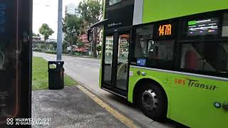 [SBST] SG6255E On Service 147A - MAN ND323F A95 Euro 6 Gemilang Batch 2