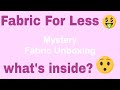 Fabric Mystery Box Unboxing