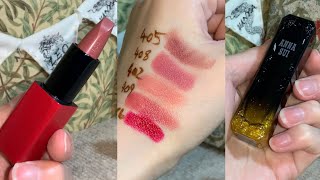 【SHISEIDO/ANNA SUI】新作デパコス夏リップ テクノサテン ジェル リップスティック　ティント ルージュ800