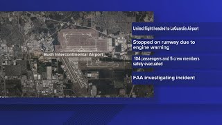 Passengers evacuated from plane at Houston's Bush Airport due to 'issue on the runway,' HFD says