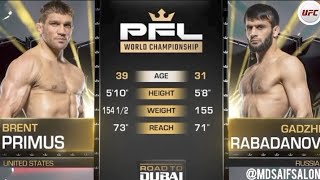 PFL NEW FULL FIGHT 2024 BRENT PRIMUS VS GADHI RABADANOV 🏆❤️| PFL | MMA | @Mdsaifsalon