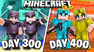 We Survived 400 Days in Minecraft on an Island - Duo Survival and Here's What Happened..