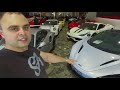 delivery day ferrari f40 u0026 supercar showroom tour