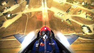 CRAZY video of an F-16 Fighter Jet climbing to 15 000 ft in 20 seconds!