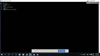 While loop program using PLSQL