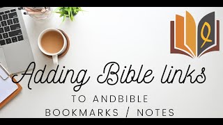 How to add Bible links to bookmark notes