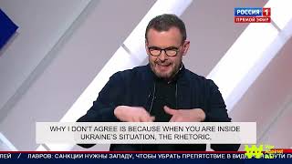 On Russian television again brazen lies about Ukraine and Poland