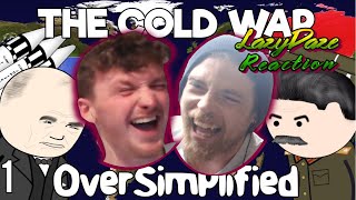 HISTORY FANS REACT - OVERSIMPLIFIED THE COLD WAR PART ONE - STANDOFF BETWEEN TWO SUPERPOWERS?!?