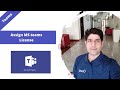 Assign Teams license to a User