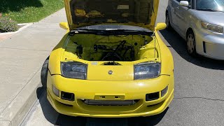 UPDATE ON MY BUILT Z32 300ZX | Installing Haltech Elite 2500 ECU