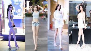 Mejores Street Fashion Tik Tok 2021 | Hottest Chinese Girls Street Fashion Style 2021 Ep.91