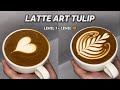 Latte Art Tulip 1 to 10 Layers