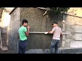 ☝️how to make a cement professional wall؟ cementing plastering