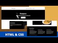 Créer un Site Vitrine Complet étape par étape en HTML & CSS