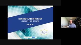 ERGA Presentation - Assessment of the Implementation of the EU Code of Practice on Disinformation